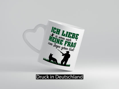 Ich liebe es wenn meine Frau mich Jagen lässt | Jäger Geschenk Humor