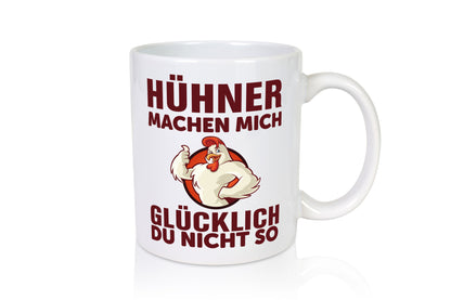 Hühner Tasse | Spruch witziges Huhn Bauer Humor Geschenkidee