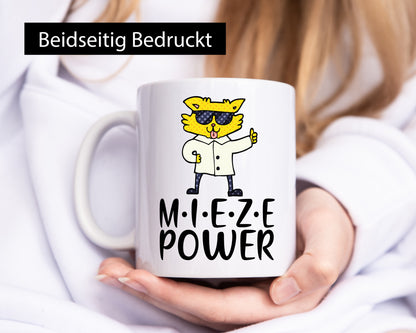 Mieze Power | Katzen Beste Katze Katzenliebhaber Geschenkidee Tierliebhaber