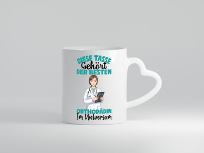 Im Universum: Orthopädin |Orthopädie lustiger Spruch Geschenk Humor