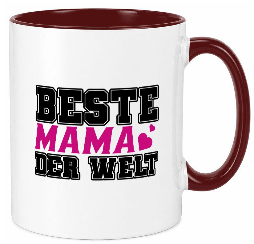 Beste Mama Geschenk Familie Geschenkidee lustiger Spruch Tasse
