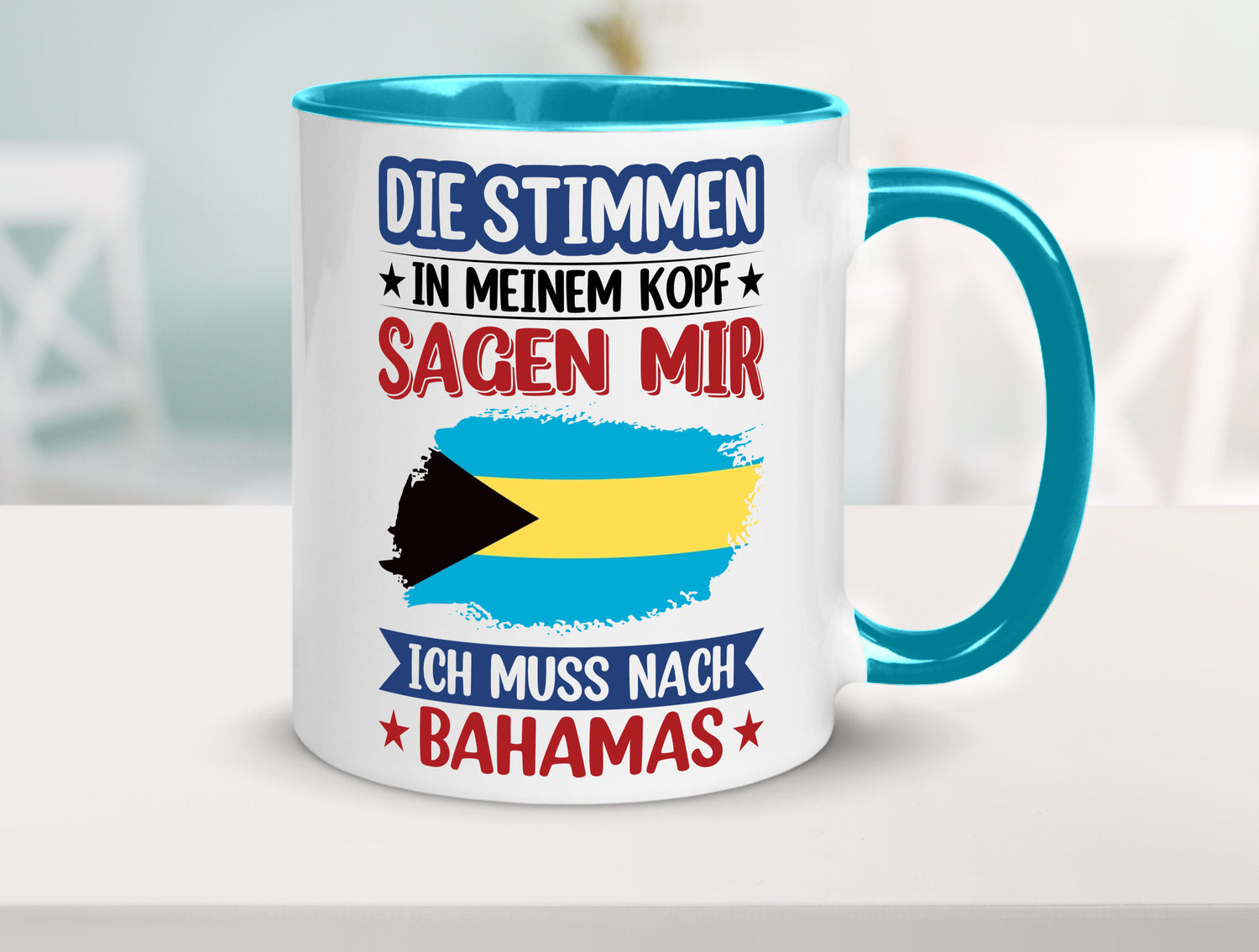Bahamas | Urlaub Stimmen in meinem Kopf Traumland Geschenk Humor Geschenkidee