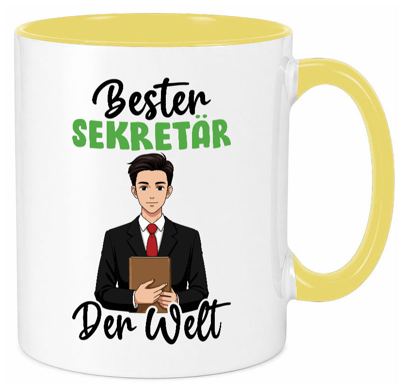 Bester Sekretär | Büro v2 lustiger Spruch Geschenk Arbeit Kollegen Tasse