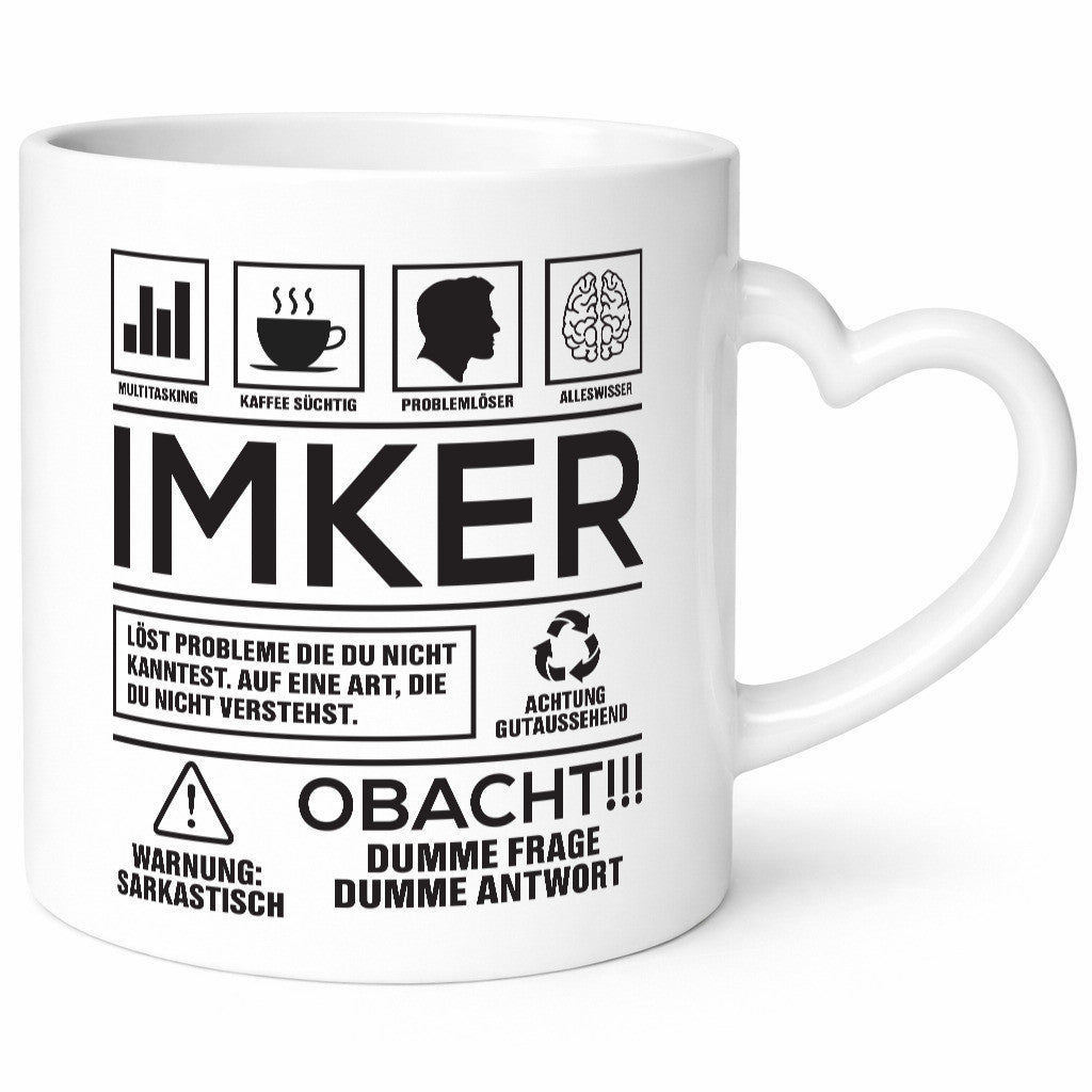 Achtung Probleme Imker | Imkerei Geschenk Humor Geschenkidee lustiger Spruch
