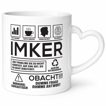 Achtung Probleme Imker | Imkerei Geschenk Humor Geschenkidee lustiger Spruch