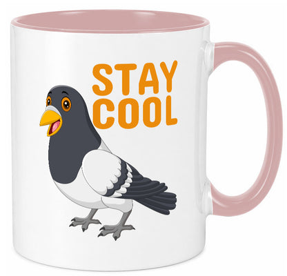 Stay Cool | coole Taube Motiv Tasse Jugendliche Humor Geschenkidee