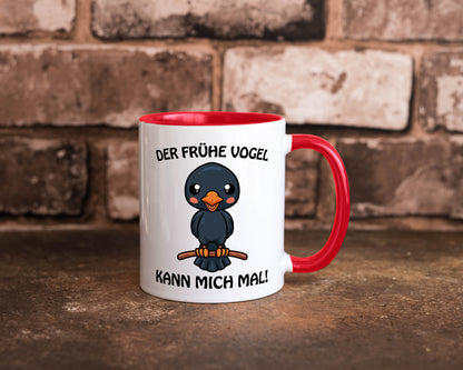 Der Frühe Vogel Humor Geschenkidee Tasse