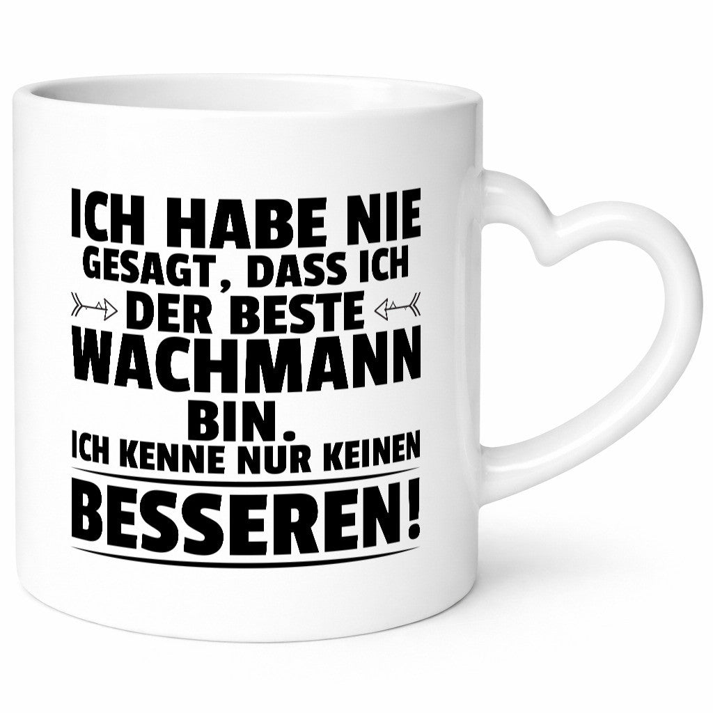 Der beste Wachmann | Wachpersonal Nachtwächter Humor Geschenkidee Tasse