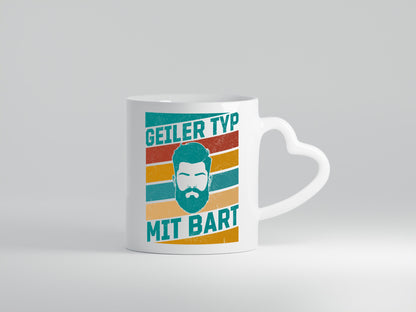 Geiler Typ mit Bart | Bartträger lustig Humor Geschenkidee Geschenk Tasse