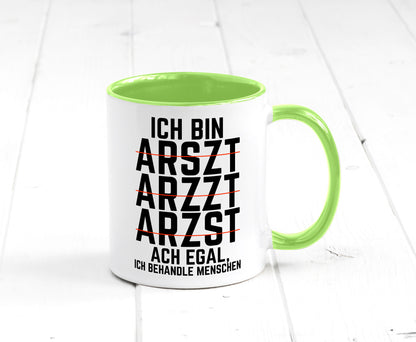 Ich bin Arzt | Rechtschreibung Klinik lustiger Spruch lustig Humor Geschenkidee