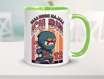 12. Geburtstag | Ninja Junge 12 Jahre Humor Geschenkidee Tasse