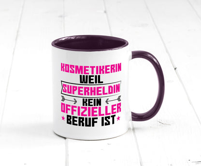 Superheldin Kosmetikerin | Kosmetik Stylistin Visagistin Geschenk Humor