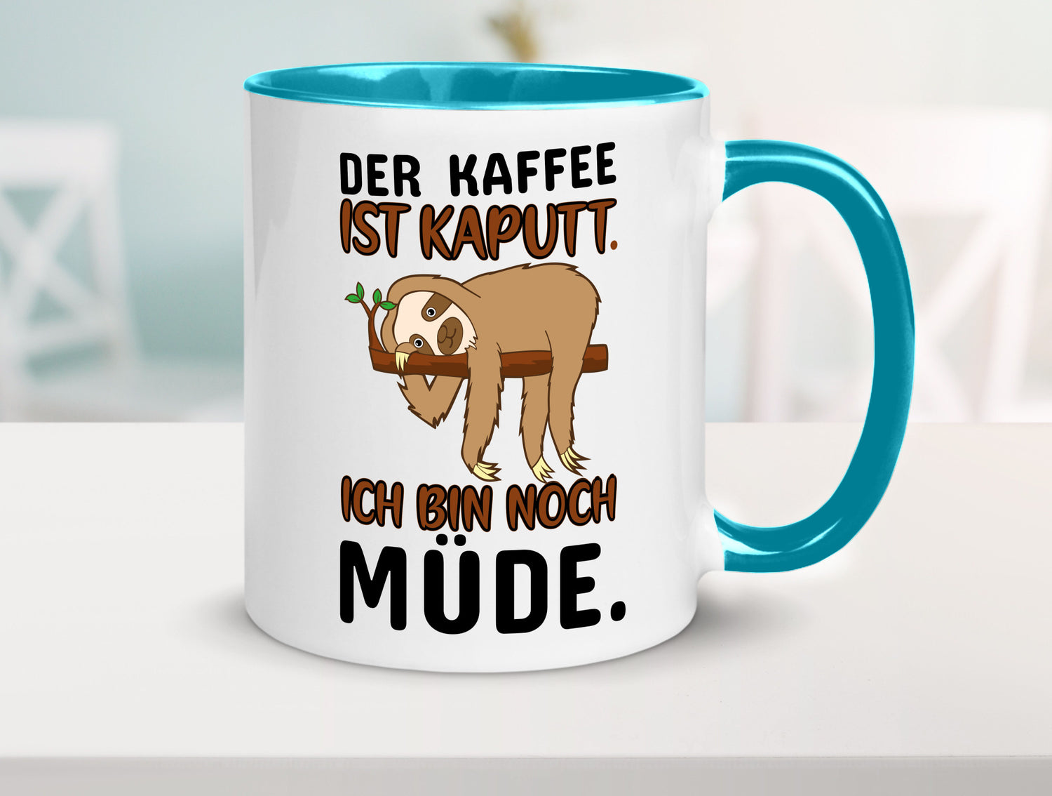 Der Kaffee ist kaputt v2 Geschenk Humor Geschenkidee lustiger Spruch Tasse