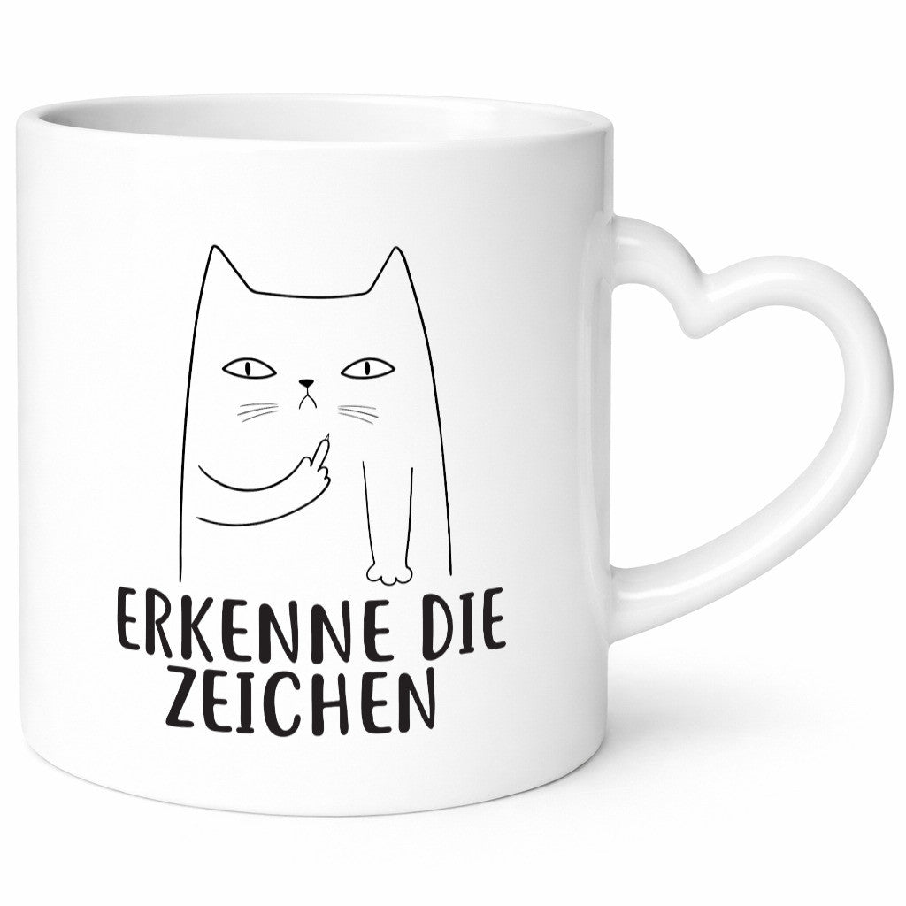 Erkenne die Zeichen | Katzenbesitzer witzige Katze lustiger Spruch Geschenk