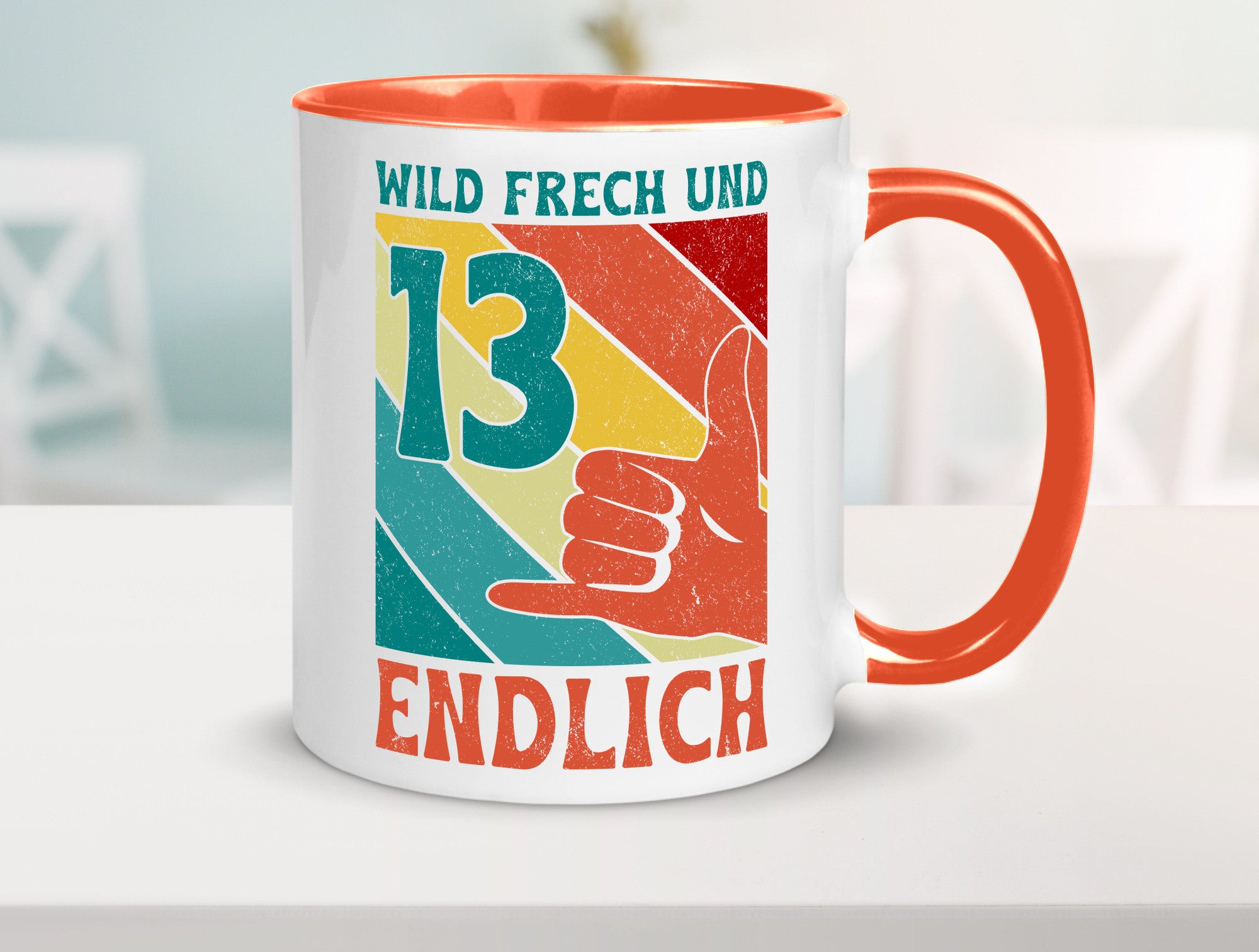 13. Geburtstag | 13 Jahre Wild und Frech Humor Geschenkidee Tasse
