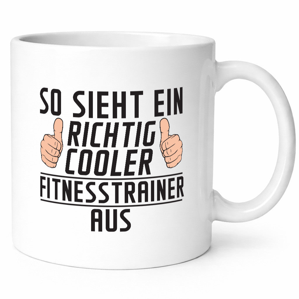 Richtig Cooler Fitnesstrainer | Personal Trainer Sport lustiger Spruch Geschenk