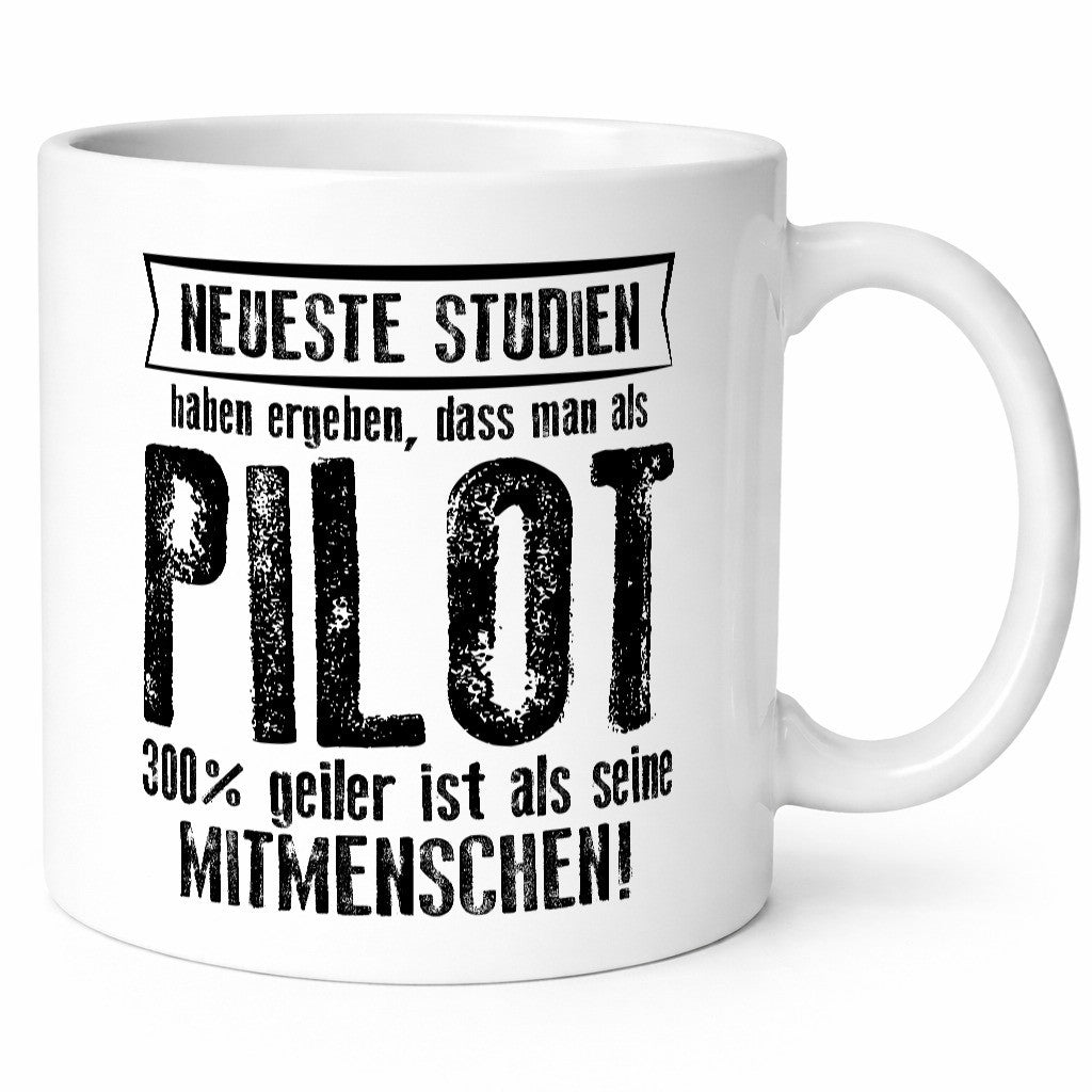 Neuste Studien: Pilot | Flugzeug Piloten Humor Geschenkidee Tasse