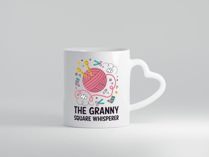 The Granny Square Whisperer | Socken Schere, lustiger Spruch Geschenk Humor