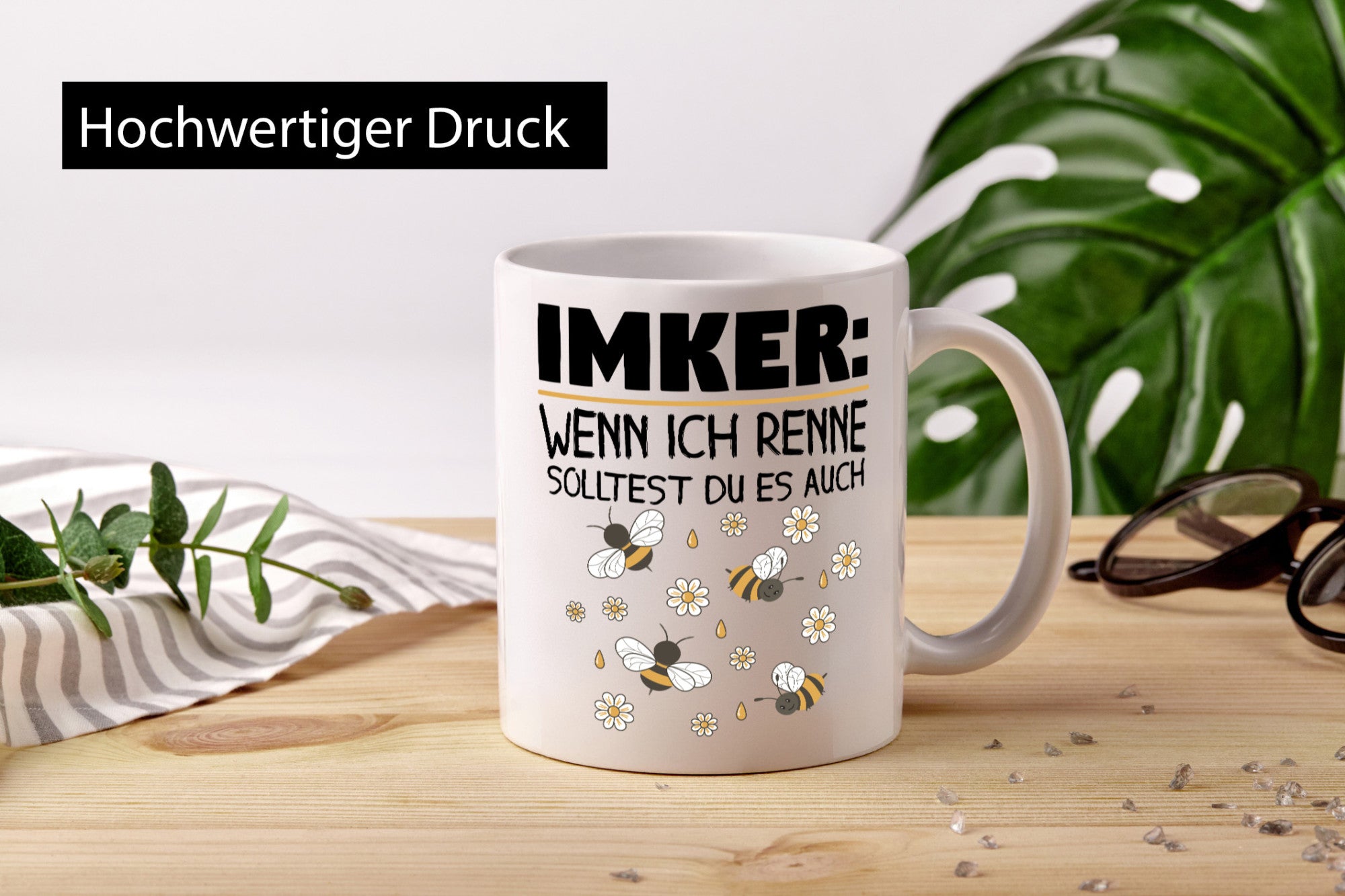 Imker Motiv | Beruf Tasse lustiger Spruch Imkerei Geschenkidee Arbeit Kollegen