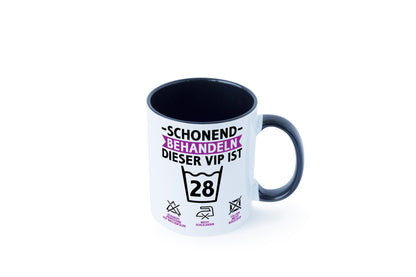 28 Geburtstag | schonend behandeln Jahre Humor Geschenkidee Tasse