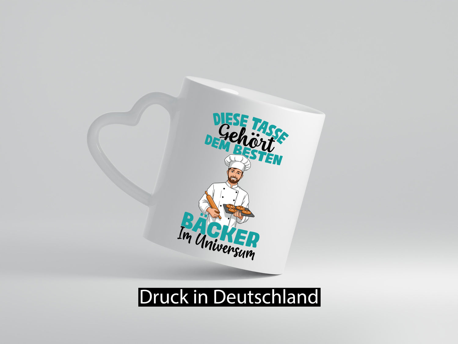 Im Universum: Bäcker | Bäckerei Backen Konditor Humor Geschenkidee Tasse