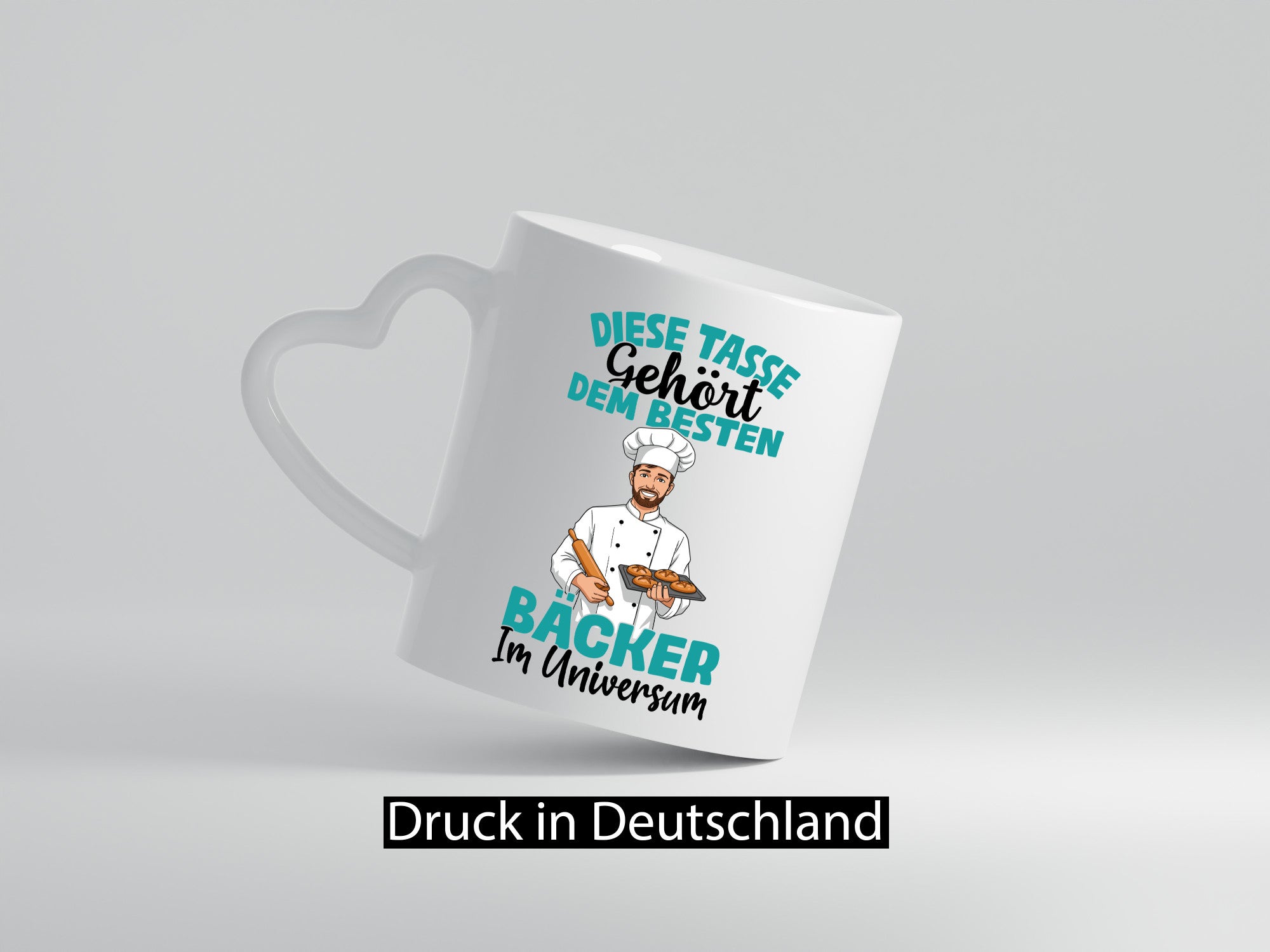 Im Universum: Bäcker | Bäckerei Backen Konditor Humor Geschenkidee Tasse