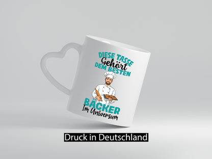Im Universum: Bäcker | Bäckerei Backen Konditor Humor Geschenkidee Tasse