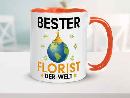 Welt Bester Florist | Blumen Verkäufer Humor Geschenkidee Tasse