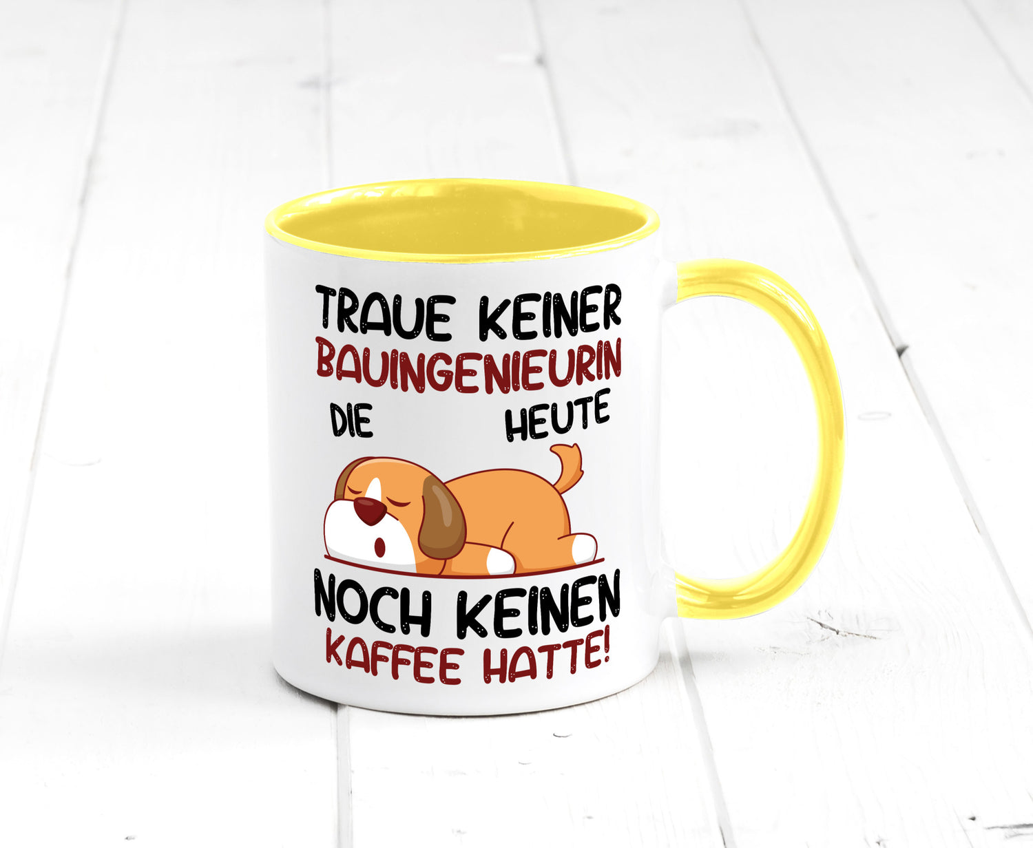Traue keiner Bauingenieurin | Ingenieurin Geschenkidee Humor Tasse
