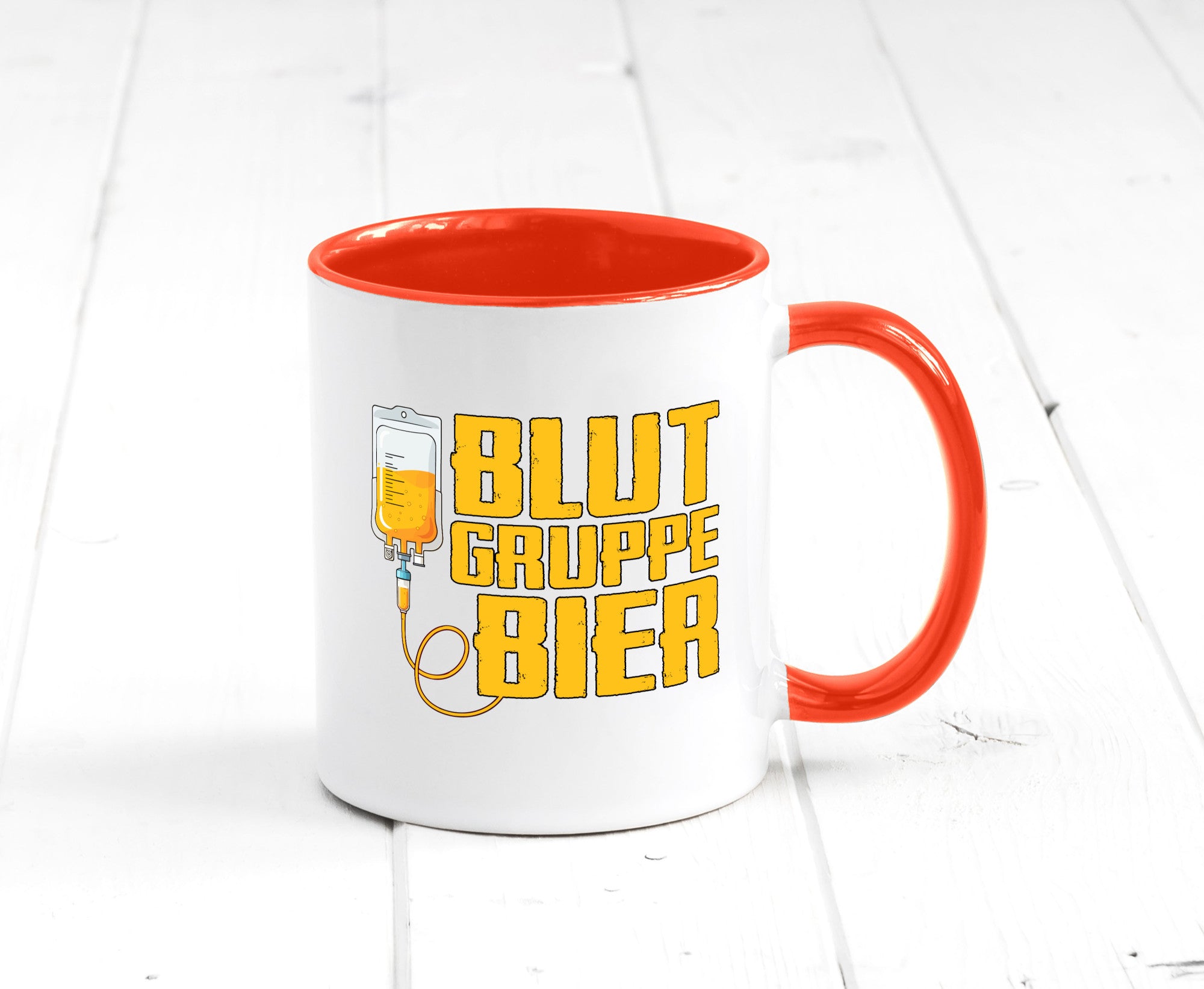 Blutgruppe Bier | Saufen Trinken Biertrinker Humor Geschenkidee Tasse