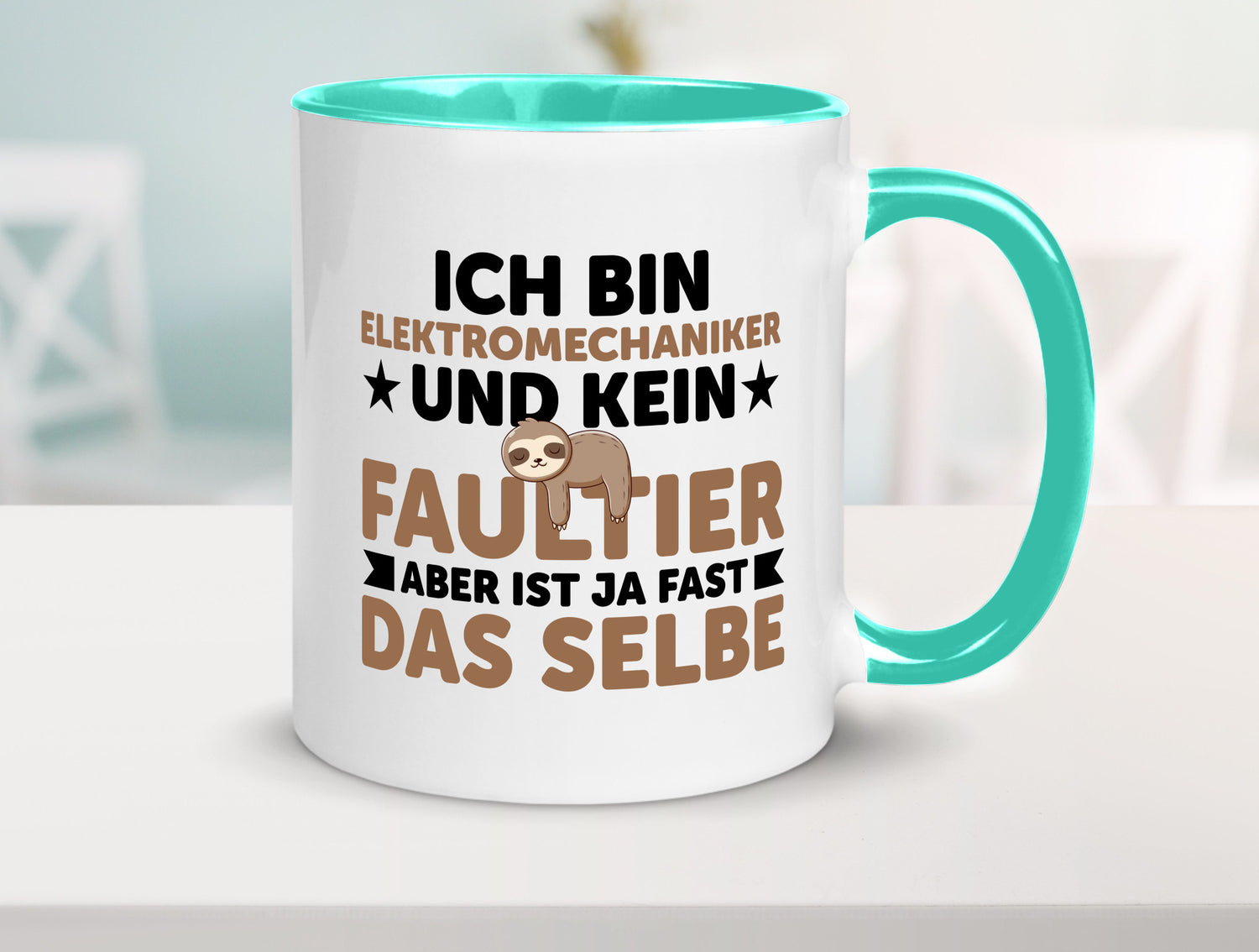 Ich bin kein Faultier: Elektromechaniker | Mechaniker Geschenkidee