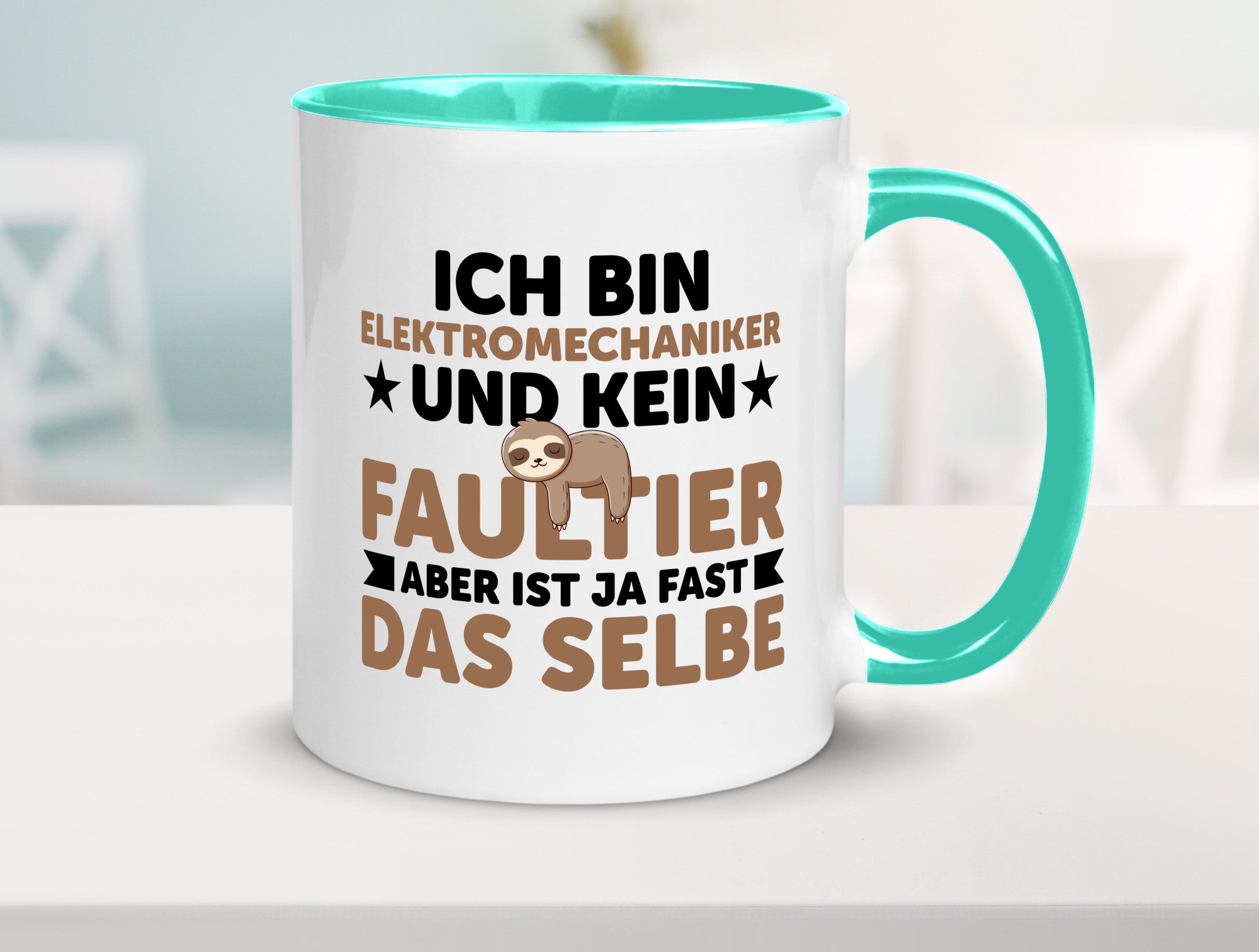 Ich bin kein Faultier: Elektromechaniker | Mechaniker Geschenkidee