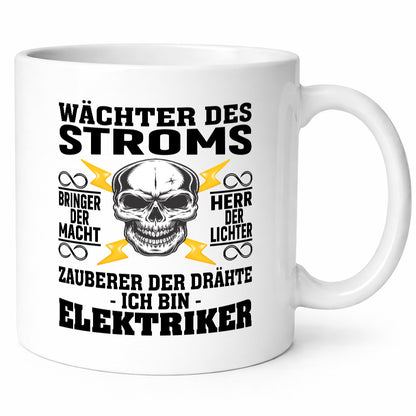 Wächter des Stroms | Ich bin Elektriker Geschenkidee Humor Tasse