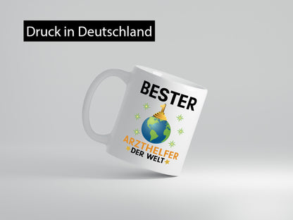 Welt Bester Arzthelfer | Fachangestellter Medizin Geschenkidee Humor Tasse