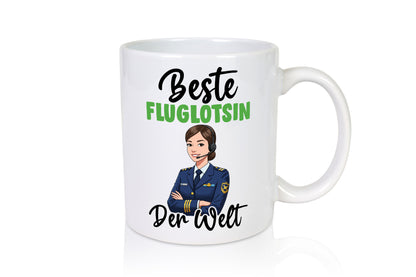 Beste Fluglotsin | Flughafen Flugverkehr v2 Geschenk Humor Geschenkidee