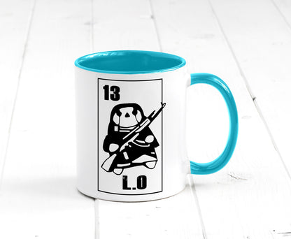 13 L.O lustiger Spruch Geschenk Humor Geschenkidee Tasse