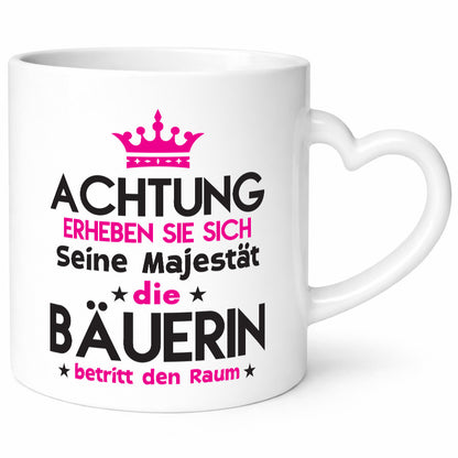 Seine Majestät Bäuerin | Bauernhof Landwirtschaft Geschenkidee Humor Tasse