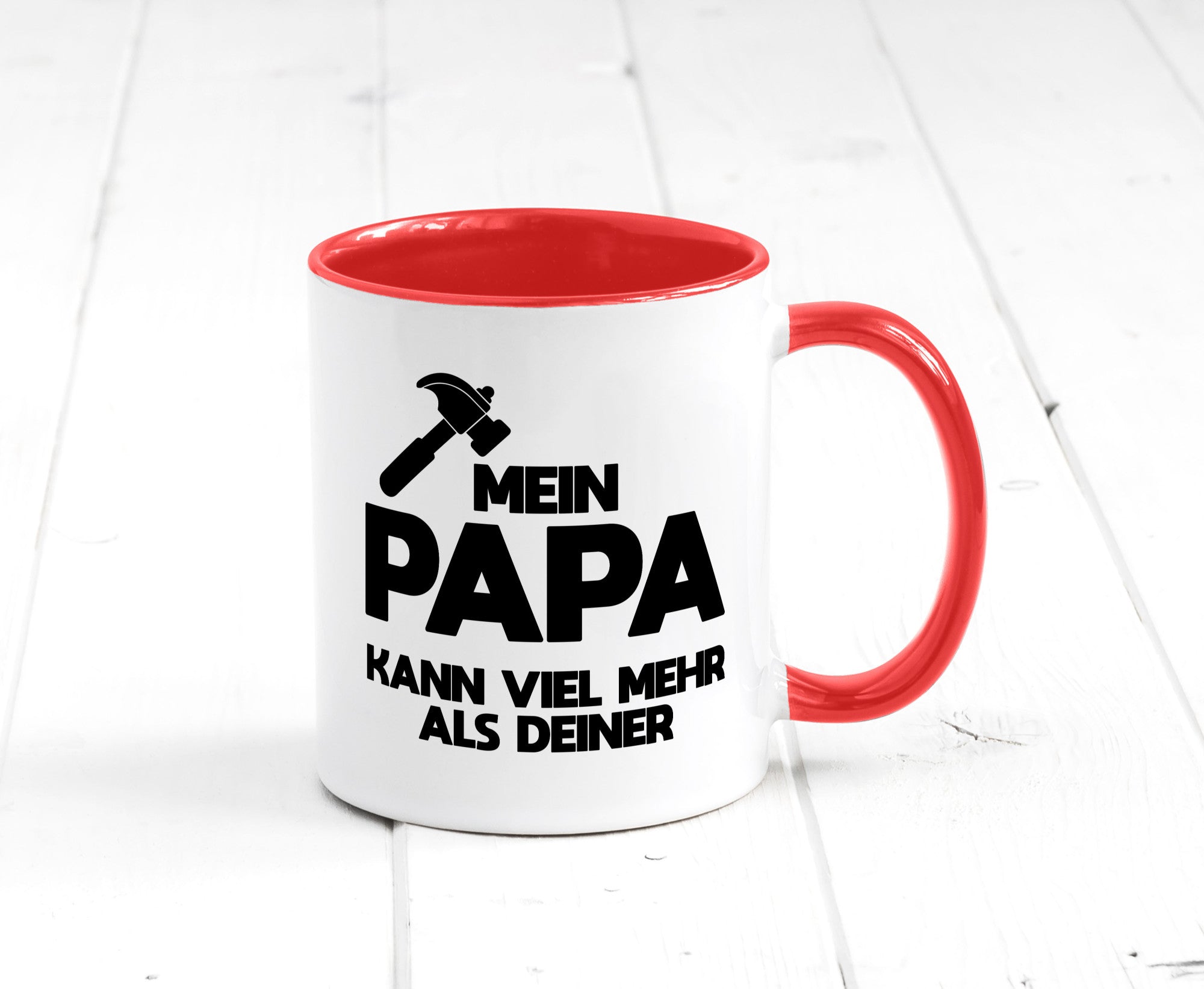 Mein papa kann viel mehr als deiner | Bester lustiger Spruch Geschenk Humor