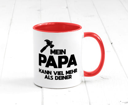 Mein papa kann viel mehr als deiner | Bester lustiger Spruch Geschenk Humor