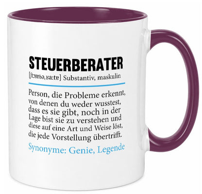 Steuerberater | Spruch Steuern Beruf Humor Arbeit Kollegen Büro Geschenkidee Tasse