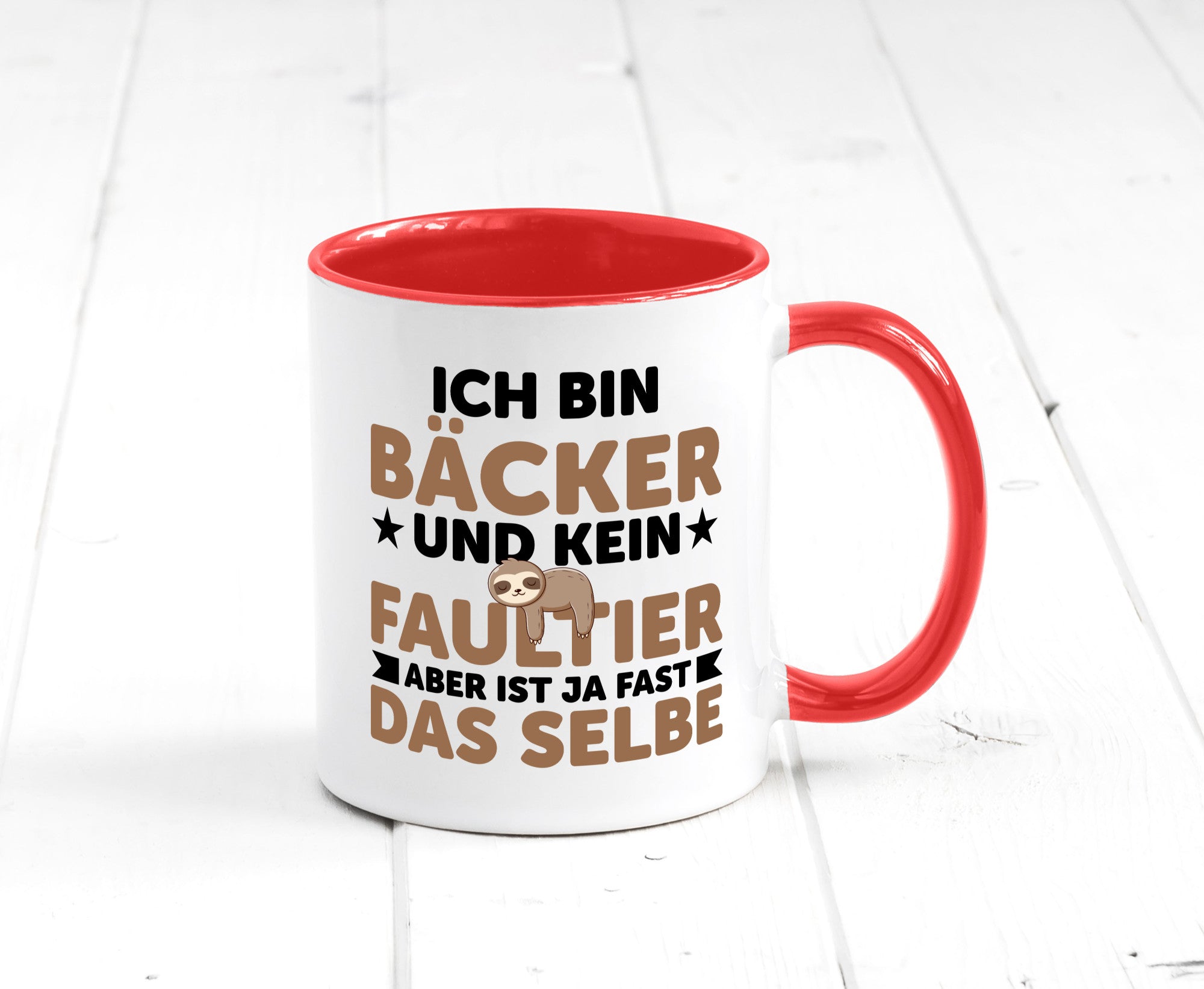Ich bin kein Faultier: Bäcker | Bäckerei Backen Konditor Humor Tierliebhaber