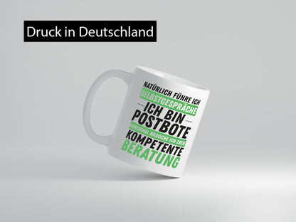 Ich bin Postbote | Kompetente Beratung Zusteller Paket lustiger Spruch Geschenk