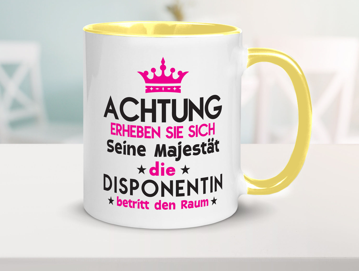 Seine Majestät Disponentin | Zuteilerin Geschenk Humor Geschenkidee lustiger