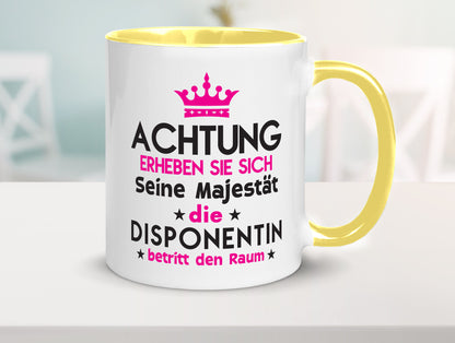 Seine Majestät Disponentin | Zuteilerin Geschenk Humor Geschenkidee lustiger