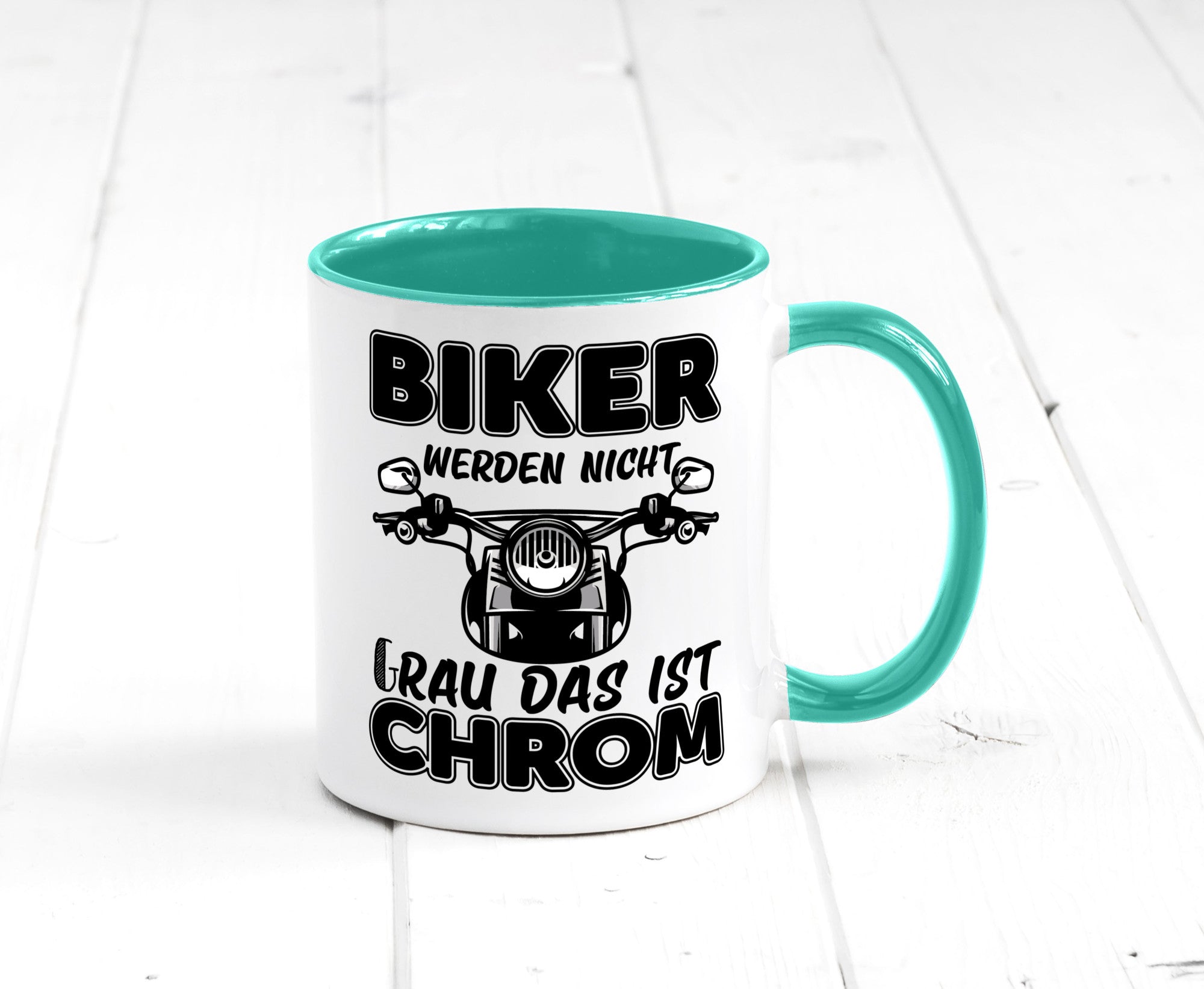 Biker werden nicht grau | Motorrradfahrer Tasse Humor Geschenkidee