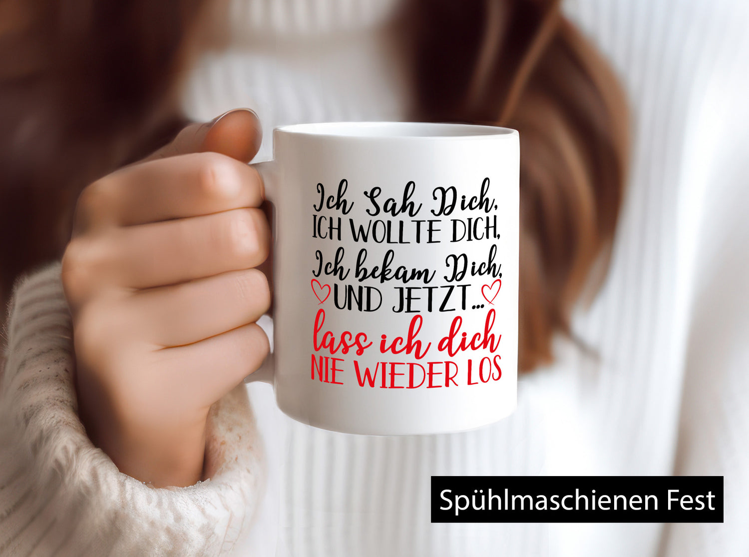 Ich will dich lustig Humor Geschenkidee Geschenk Tasse