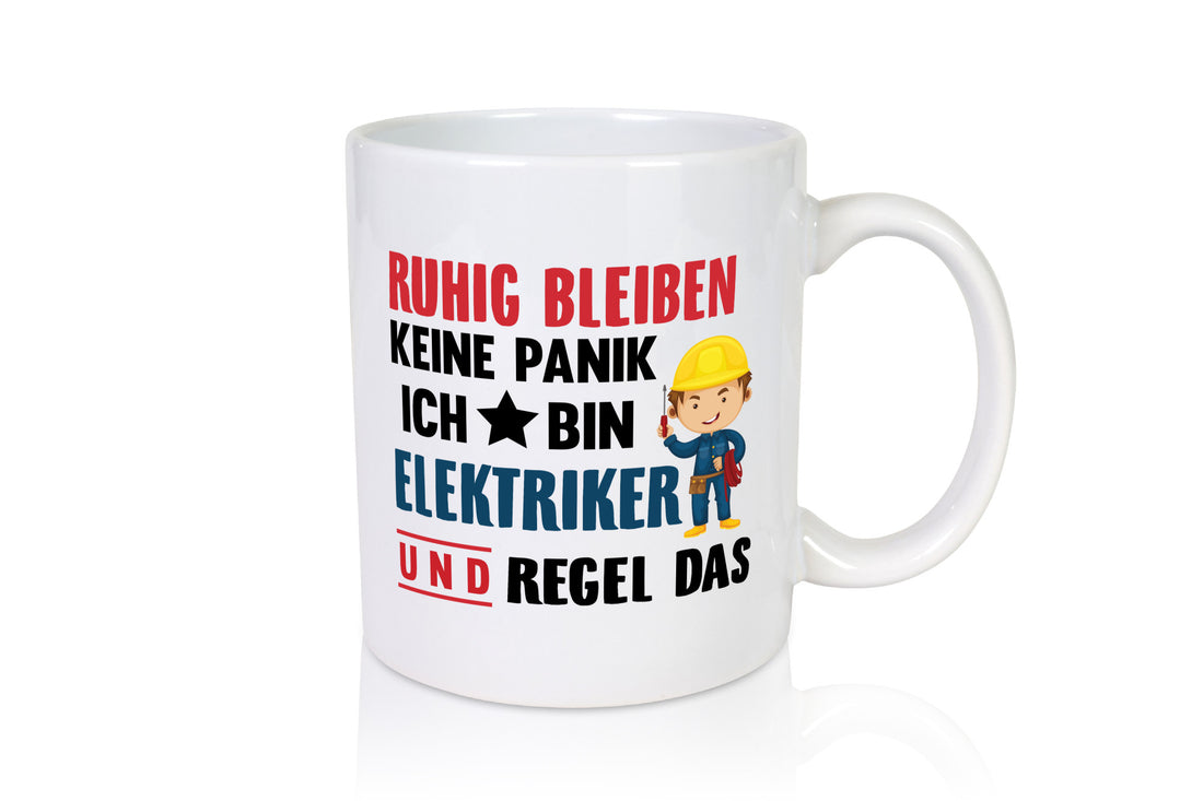 Ruhig bleiben keine Panik ich bin elektriker und regel das Humor Geschenkidee