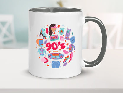 90er Jahre | Alte Zeit Nostalgie Humor Geschenkidee Tasse