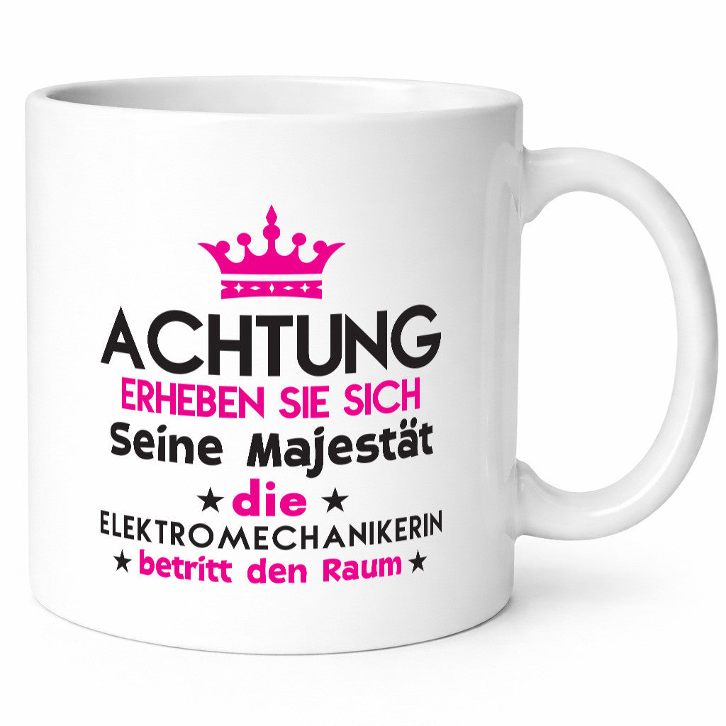 Seine Majestät Elektromechanikerin | Mechanikerin Geschenkidee Humor Tasse