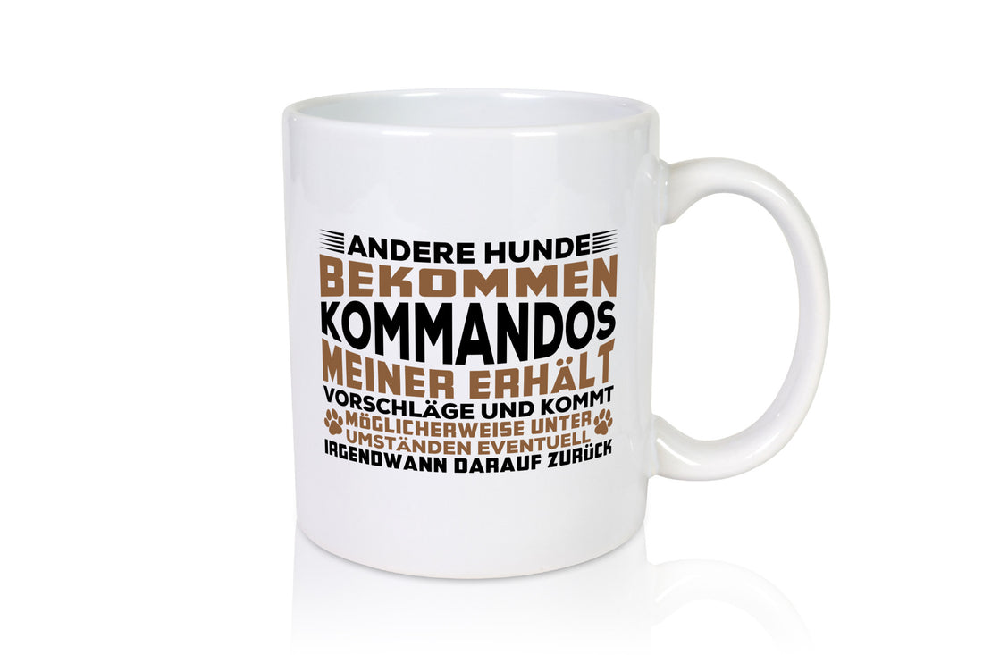 Hunde Training | Hundebesitzer Tasse Hundekommando vl4 Geschenk Tierliebhaber